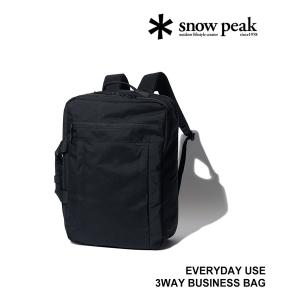 スノーピーク Everyday Use 3Way Business Bag Snow Peak 2024春夏新作 レディース メンズ 国内正規品｜etre