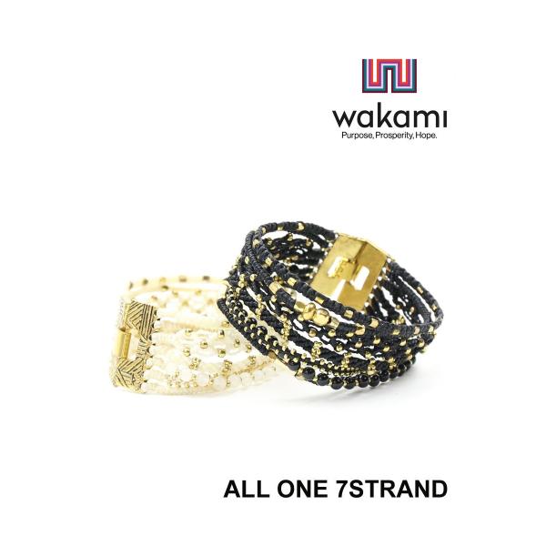 ワカミ ブレスレット ラップブレス オールワン 7ストランド ALL ONE 7STRAND wak...