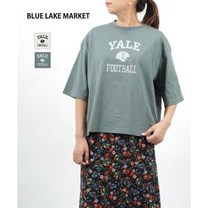 ブルーレイクマーケット Tシャツ YALE FOOT BLUE LAKE MARKET レディース 国内正規品 メール便可能5｜etre