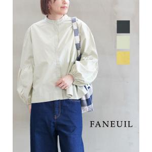 Faneuil ファヌル ストライプ フード付き プルオーバー ブラウス 日本 