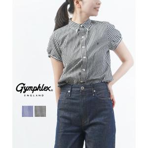 GYMPHLEX（ジムフレックス） フレンチスリーブシャツ ボタンダウン半袖