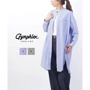 ジムフレックス バンドカラー シャツワンピース BAND COLLAR SHIRT DRESS Gymphlex 2024春夏新作 レディース 国内正規品｜etre