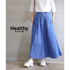 ヘルシーデニム デニム ベイカースカート Lemon レモン Healthy DENIM 2024春夏新作 レディース 国内正規品｜etre