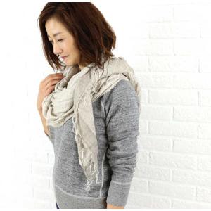 Faliero Sarti(ファリエロ サルティ) シルク混 ウールレーヨンストール