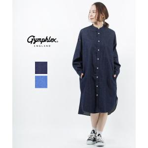 ジムフレックス シャツワンピース デニムロングシャツ チュニックシャツ Gymphlex レディース 国内正規品｜etre