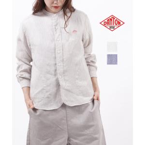 21秋冬 ダントン Danton 長袖丸襟ポケット付 プルオーバーシャツ Jd 3564yox レディース 綿 コットン ブラウス 21aw サンテラボ 通販 Paypayモール
