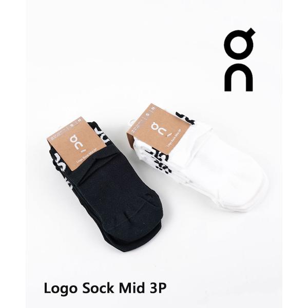 オン Logo Sock Mid 3P On 2026春夏新作 レディース 国内正規品 爆買