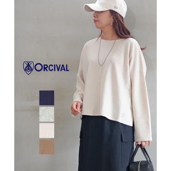 オーチバル・オーシバル ウールパイル クルーネックプルオーバー ORCIVAL レディース 国内正規...
