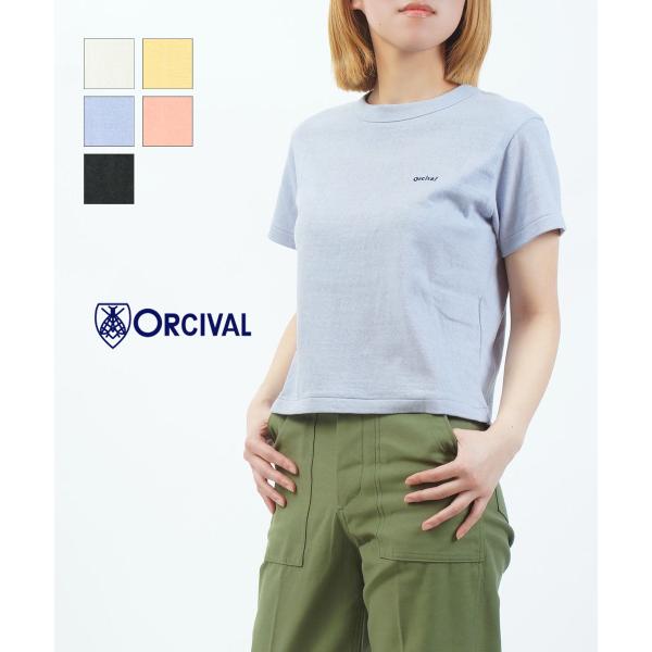 オーチバル・オーシバル EMBROIDERY SHORT SLEEVE T-SHIRT ORCIVA...