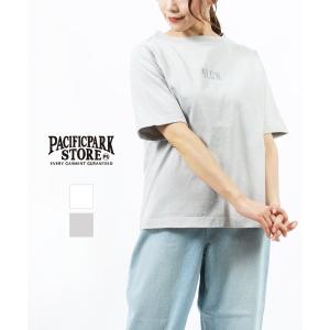 パシフィックパークストア Tシャツ カットソー ロゴT SLOW PACIFIC PARK STORE レディース 国内正規品 メール便可能5｜etre