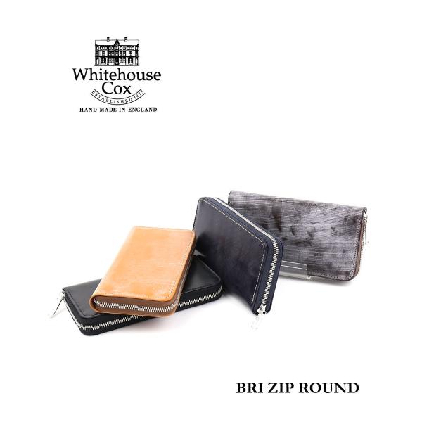 ホワイトハウスコックス ロングウォレット BRI ZIP ROUND Whitehouse Cox ...