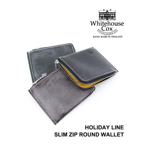 ホワイトハウスコックス ジップラウンドウォレット コインケース Whitehouse Cox レディ...