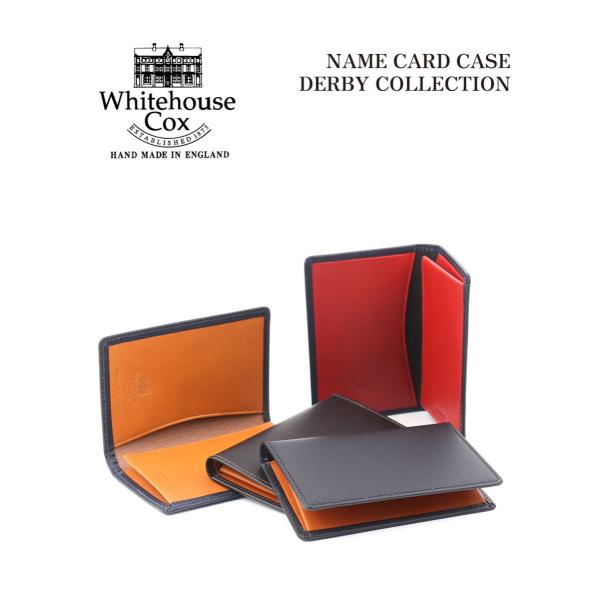 ホワイトハウスコックス NAME CARD CASE(DERBY COLLECTION) White...