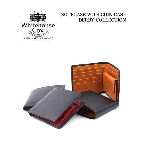 ホワイトハウスコックス NOTECASE WITH COIN CASE(DERBY COLLECTI...