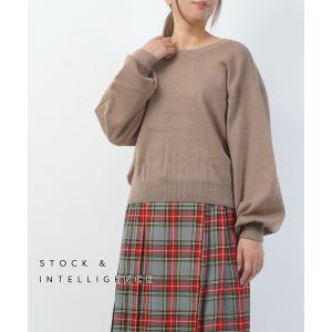 ストックアンドインテリジェンス プレーティングゴム地 前後2WAY プルオーバー STOCK&INTELLIGENCE レディース 国内正規品｜etre