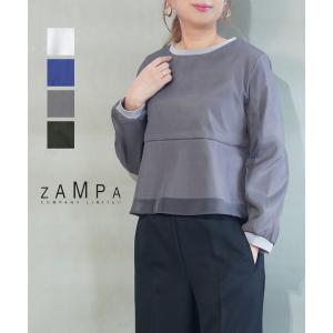 ZAMPA（ザンパ） 綿ナイロンタイプライタードロストシャツ レディース