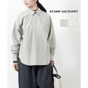 スタンプアンドダイアリー 2WAY レギュラーカラーブラウス STAMP AND DIARY レディース 国内正規品｜etre