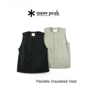 スノーピーク 中綿 ベスト Flexible Insulated Vest Snow Peak 2024春夏新作 メンズ 国内正規品｜etre