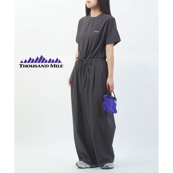 サウザンドマイル ショートスリーブオールインワン THOUSAND MILE 2026春夏新作 レデ...