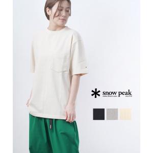 スノーピーク Recycled Cotton Heavy T-Shirt Snow Peak 2024春夏新作 レディース メンズ 国内正規品｜etre