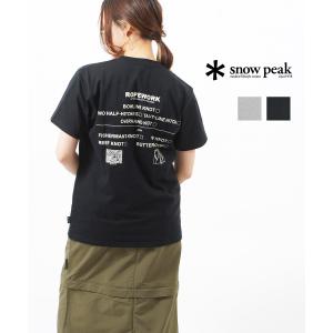 スノーピーク Tシャツ カットソー ROPEWORK T shirt Snow Peak レディース メンズ 国内正規品 メール便可能5｜etre