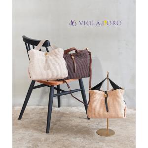 ヴィオラドーロ SANDRO イタリアンラフィアシート 2WAY トートバッグ VIOLAd'ORO 2026春夏新作 レディース 国内正規品 爆買