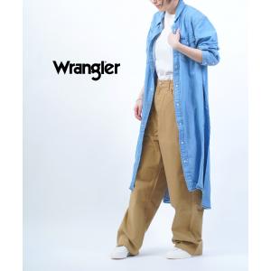 ラングラー ウエスタンシャツドレス シャツワンピース Wrangler レディース 国内正規品｜etre