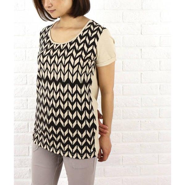WOOLRICH(ウールリッチ)コットン 半袖 クルーネック プリントTシャツ “W'S SLUB ...