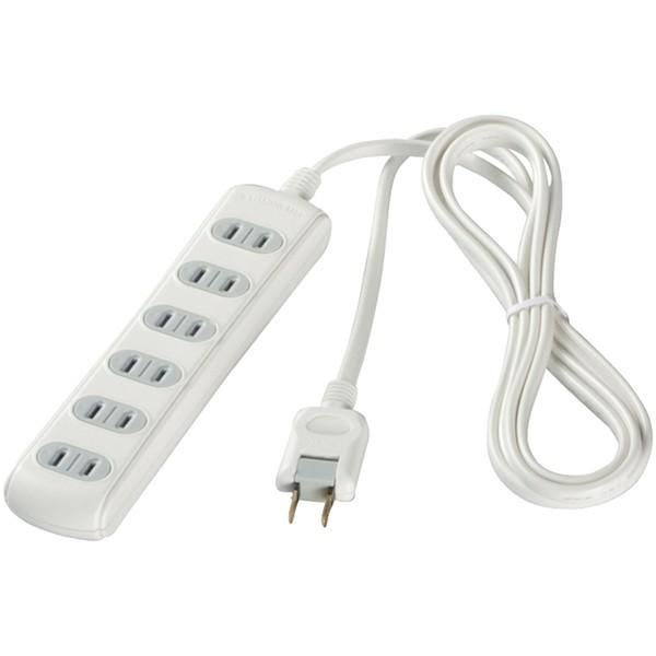 電源タップ バッファローコクヨサプライ iBUFFALO BSTAPSH2630WH [2ピン式電源...