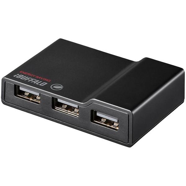 USBハブ バッファローコクヨサプライ iBUFFALO BSH4AE12BK [USB2.0 節電...