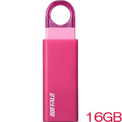 USBメモリ バッファロー RUF3-KS16GA-PK [ノックスライド USB3.1(Gen1)...