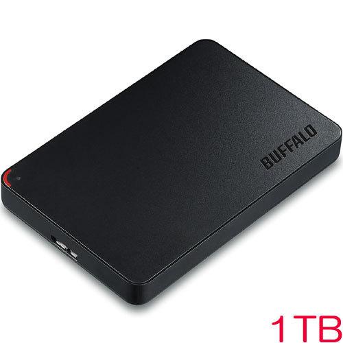 ポータブルHDD バッファロー HD-NRPCF1.0-BB [USB3.0 ポータブルHDD 1T...