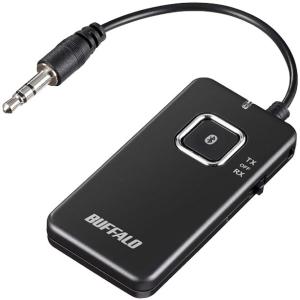 Bluetoothオーディオトランスミッター バッファロー（サプライ） BSHSBTR500BK [Bluetoothオーディオトランスミッター&レシーバー ブラック]｜etrend-y