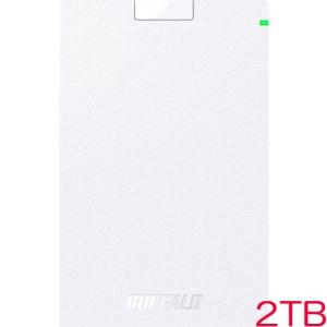 ポータブルHDD バッファロー MiniStation HD-PCG2.0U3-GWA [USB3.1(Gen.1)対応 ポータブルHDD ホワイト 2TB]｜etrend-y