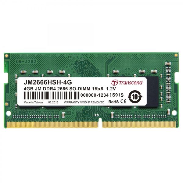 ノートPC用メモリ トランセンド JM2666HSH-4G [4GB JetRam DDR4 266...