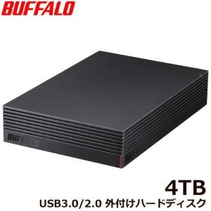 外付HDD バッファロー HD-NRLD4.0U3-BA [USB3.1/USB3.0/USB2.0 外付けHDD PC用＆TV録画用 静音＆防振＆放熱設計 日本製 4TB]