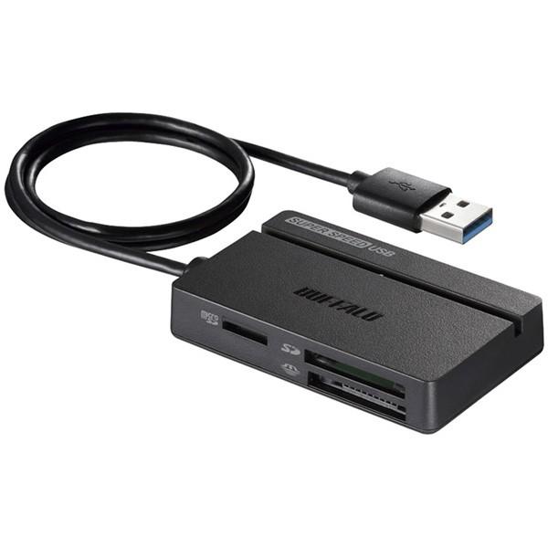 カードリーダー バッファローコクヨサプライ BSCR100U3BK [USB3.0 マルチカードリー...