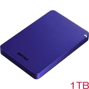 ポータブルHDD バッファロー HD-PGF1.0U3-BLA [USB3.1(Gen1) 耐衝撃ポータブルHDD 1TB ブルー]｜etrend-y