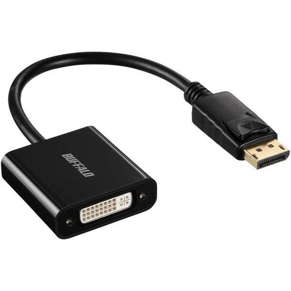 変換アダプタ バッファロー（サプライ） BDPDVBK [DisplayPort-DVI変換アダプタ...