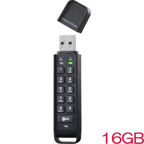 USBメモリ アイオーデータ ED-HB3 ED-HB3/16G [パスワードボタン付き セキュリテ...