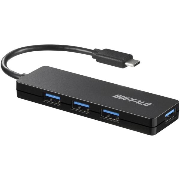 USBハブ バッファロー（サプライ） BSH4U120C1BK [USB3.1 Gen1 Type-...