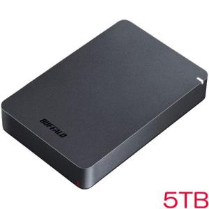 ポータブルHDD バッファロー HD-PGF5.0U3-GBKA [USB3.1対応 耐衝撃ポータブルHDD 5TB ブラック]｜etrend-y