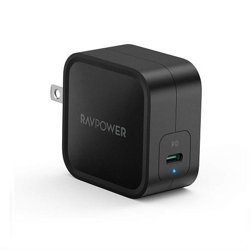 USB充電器 RAV Power RP-PC112 BK [USB-C急速充電器 61W/PD 3....