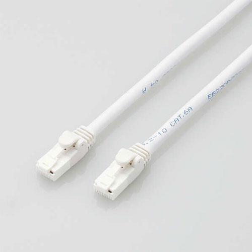 LANケーブル エレコム LD-GPAT/WH2/RS [LANケーブル/CAT6A対応/2m/ヨリ...