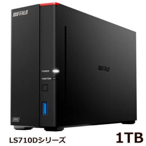 NAS バッファロー LS710D0101 [リンクステーション LS710D NAS 1ベイ 1TB]｜etrend-y