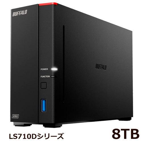 NAS バッファロー LS710D0801 [リンクステーション LS710D NAS 1ベイ 8T...