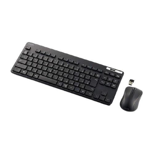 キーボード・マウスセット エレコム TK-FDM109MKBK [無線キーボード&amp;マウス/薄型/メン...
