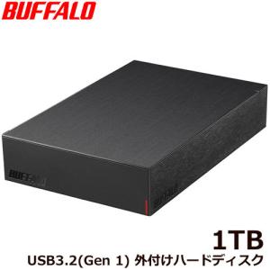 外付HDD バッファロー HD-LE1U3-BB [USB3.2(Gen.1)対応外付けHDD 1TB ブラック]