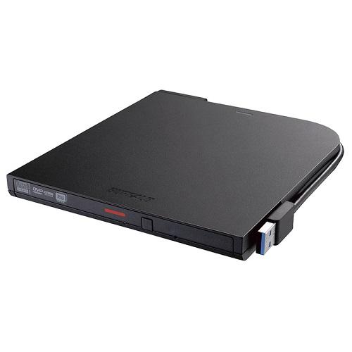 ポータブルDVDドライブ バッファロー DVSM-PTC8U3-BKB [USB3.2 ポータブルD...