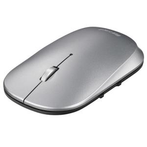 BlueLEDマウス バッファロー（サプライ） BSMBB530NSV [薄型5ボタンBluetooth BlueLEDマウス ノーマル シルバー]